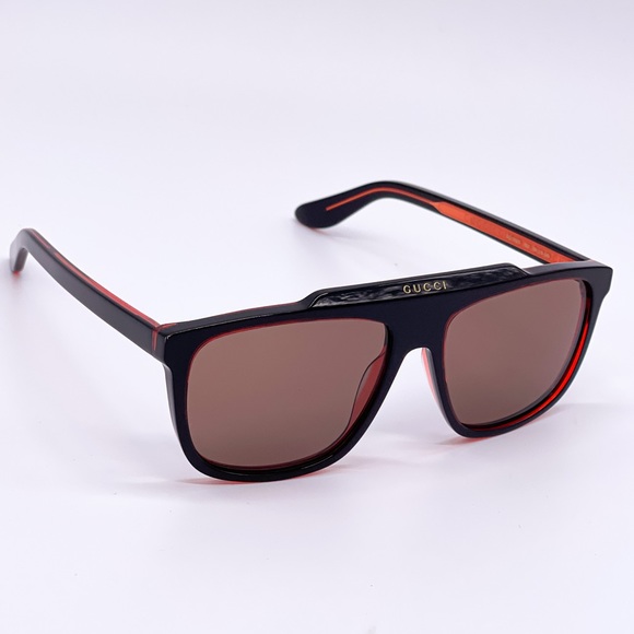 NEW GUCCI GG1039S 003 BLACK RED SUNGLASSES GUCCI - Picture 9 of 14